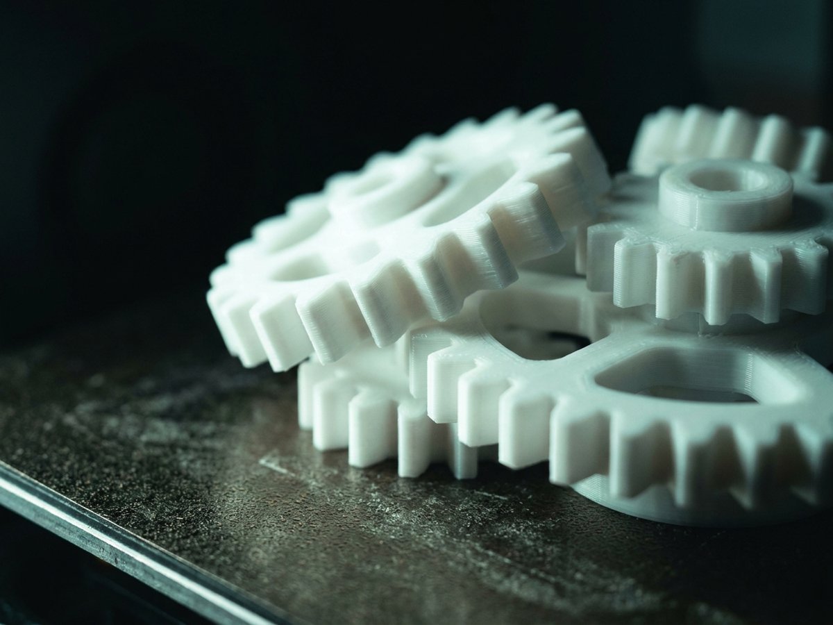 Peça técnica de precisão impressa em 3D
